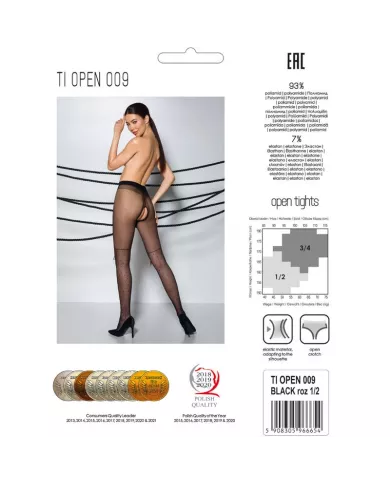 PASSION - TIOPEN 009 COLLANT NOIR 1/2 20 DEN