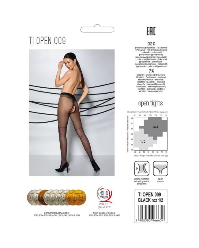 PASSION - TIOPEN 009 COLLANT NOIR 3/4 20 DEN