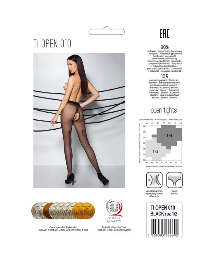 PASSION - TIOPEN 010 COLLANT NOIR 1/2 20 DEN