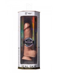 Gode Real Skin Supreme Model 1 flesh 21 cm - SilexD