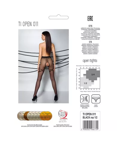 PASSION - TIOPEN 011 COLLANT NOIR 1/2 20 DEN