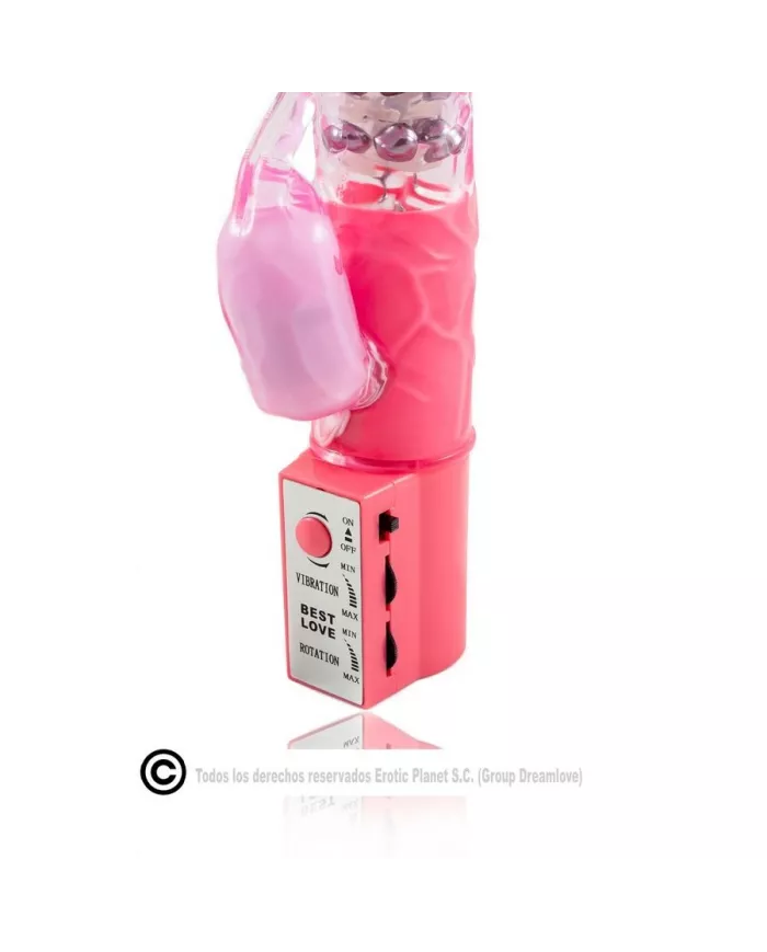 BAILE - ROTATEUR DE LAPIN ROSE AVEC SUPERSTIMULATEUR