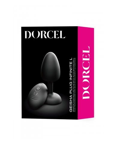 Plug anal vibrant télécommandé Geisha Plug Infinite L - Dorcel