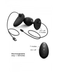 Plug anal vibrant télécommandé Geisha Plug Infinite M - Dorcel