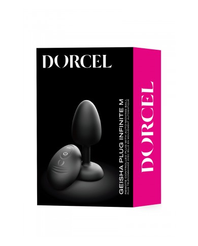 Plug anal vibrant télécommandé Geisha Plug Infinite M - Dorcel