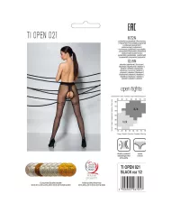 PASSION - TIOPEN 021 COLLANT NOIR 1/2 20 DEN