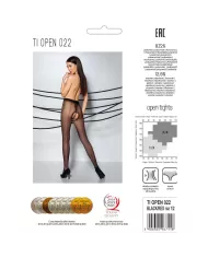 PASSION - TIOPEN 022 COLLANTS NOIR/ROUGE 3/4 20 DEN