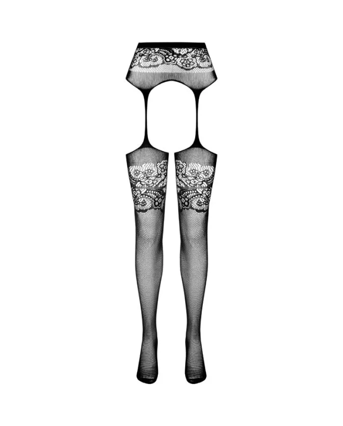 PASSION - S029 COLLANT NOIR AVEC JARRETIÈRE TAILLE UNIQUE PASSION - S029 COLLANT NOIR AVEC JARRETIÈRE TAILLE UNIQUE