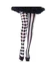 LEG AVENUE - COLLANTS ARLEQUIN NOIR/BLANC LEG AVENUE - COLLANTS ARLEQUIN NOIR/BLANC