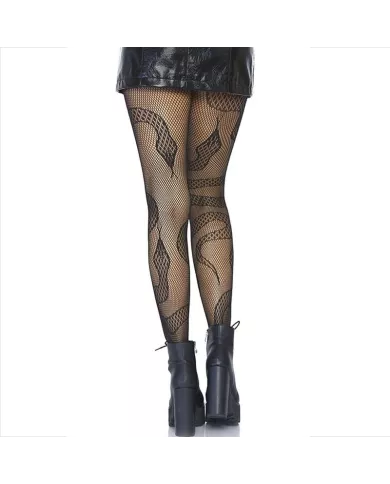 LEG AVENUE - BAS NET SERPENTS NOIR