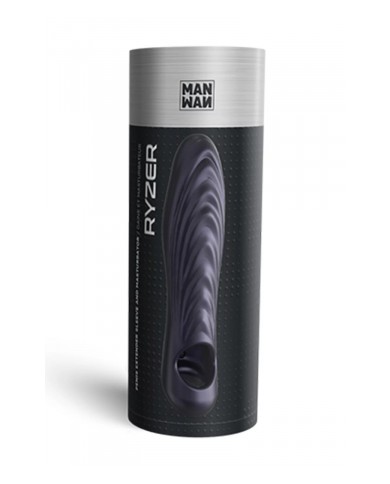 Gaine de pénis 3 en 1 Ryzer Black Plum - Man Wan