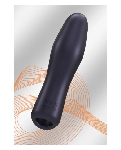 Gaine de pénis 3 en 1 Ryzer Black Plum - Man Wan