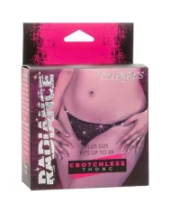 CALEXOTICS - RADIANCE STRING SANS CROCHET RHIN GRANDE TAILLE CALEXOTICS - RADIANCE STRING SANS CROCHET RHIN GRANDE TAILLE