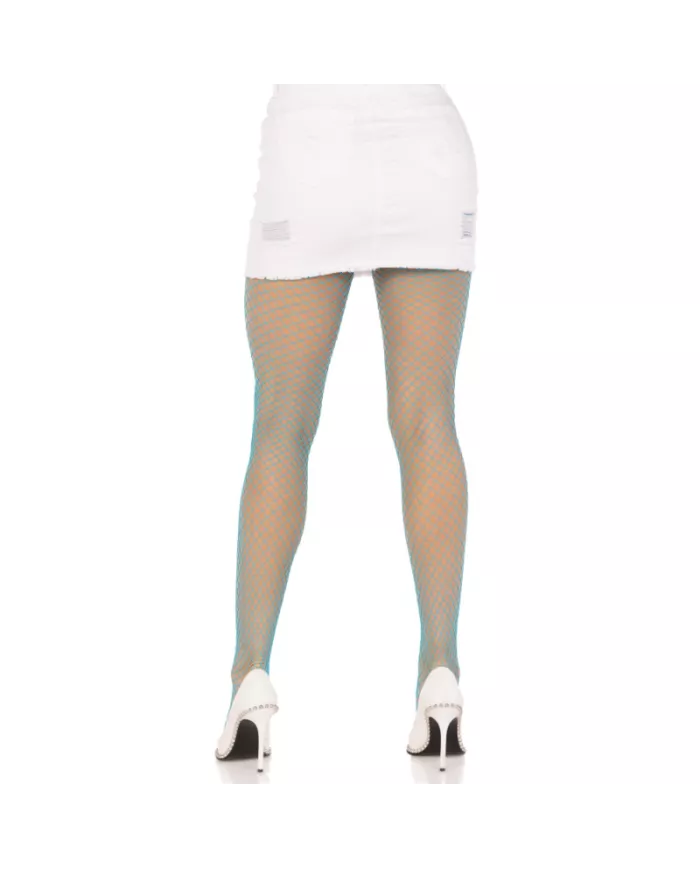 LEG AVENUE - COLLANTS RÉSILLE LYCRA BLEU