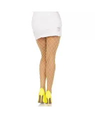 LEG AVENUE - COLLANTS RÉSILLE DIAMANT JAUNE LEG AVENUE - COLLANTS RÉSILLE DIAMANT JAUNE