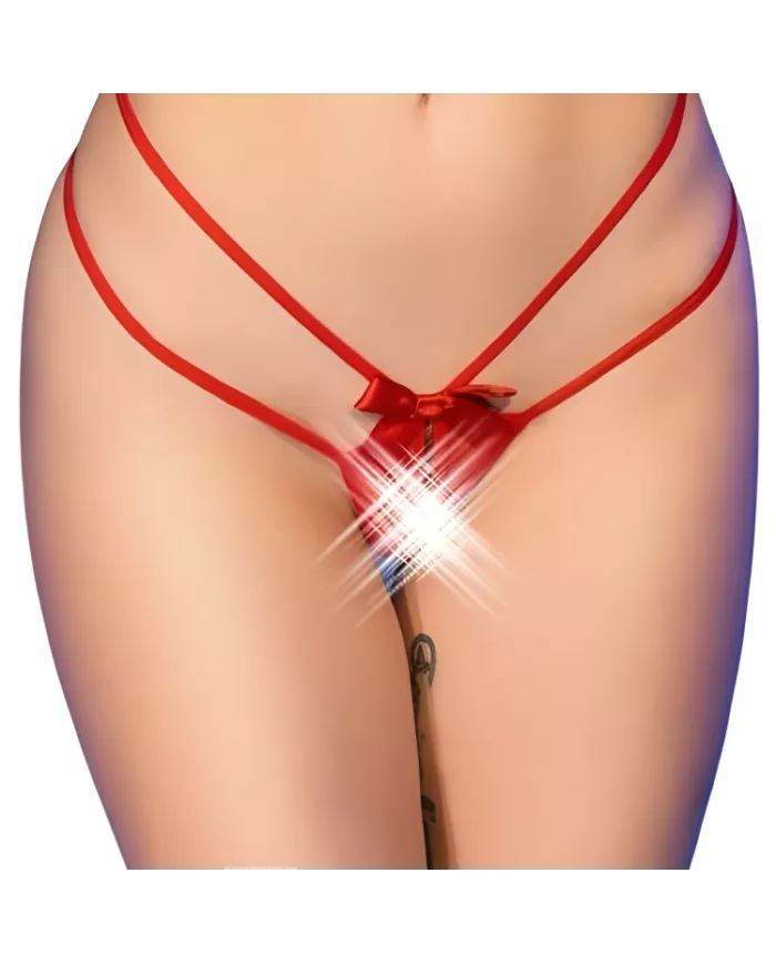 CHILIROSE - CR 4695 BABYDOLL & STRING COTCHLESS ROUGE S/M