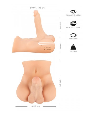 Masturbateur réaliste Deluxe Man 02 - Realistixxx