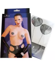 CHILIROSE - CR 4662 CACHE TÉTONS ARGENT & NOIR