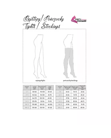 LIVCO CORSETTI FASHION - BAS GRARDDIS LC XG042 NOIR TAILLE UNIQUE