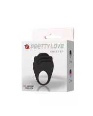 PRETTY LOVE - ANNEAU VIBRATEUR NOIR CHESTER PRETTY LOVE - ANNEAU VIBRATEUR NOIR CHESTER