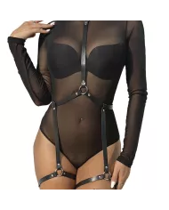 SUBBLIME - HARNAIS DE CORPS EN CUIR NOIR TAILLE UNIQUE SUBBLIME - HARNAIS DE CORPS EN CUIR NOIR TAILLE UNIQUE