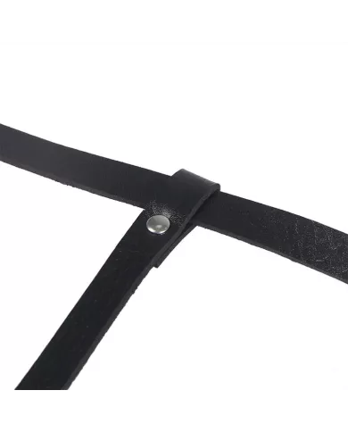 SUBBLIME - HARNAIS DE CORPS EN CUIR NOIR TAILLE UNIQUE SUBBLIME - HARNAIS DE CORPS EN CUIR NOIR TAILLE UNIQUE