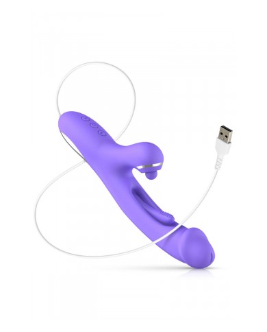 Vibro Rabbit avec Stimulateur de Point G Tess - Good Vibes Only
