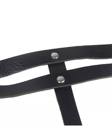 SUBBLIME - CHAINE BAGUE CUIR CEINTURE NOIR TAILLE UNIQUE SUBBLIME - CHAINE BAGUE CUIR CEINTURE NOIR TAILLE UNIQUE