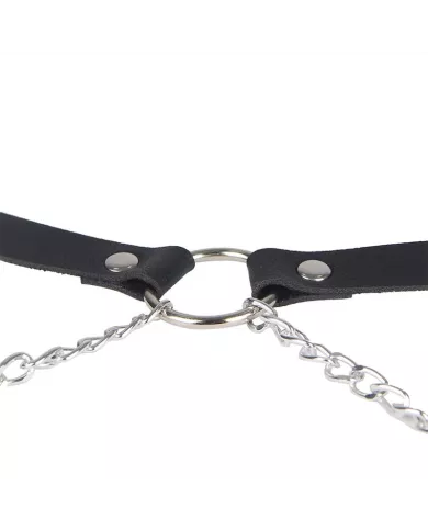 SUBBLIME - HARNAIS CEINTURE CUIR NOIR TAILLE UNIQUE SUBBLIME - HARNAIS CEINTURE CUIR NOIR TAILLE UNIQUE