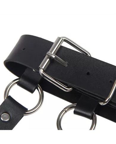 SUBBLIME - HARNAIS POITRINE AVEC GRANDES CHAÃŽNE S  ANNEAUX TAILLE UNIQUE SUBBLIME - HARNAIS POITRINE AVEC GRANDES CHAÃŽNE S  ANNEAUX TAILLE UNIQUE