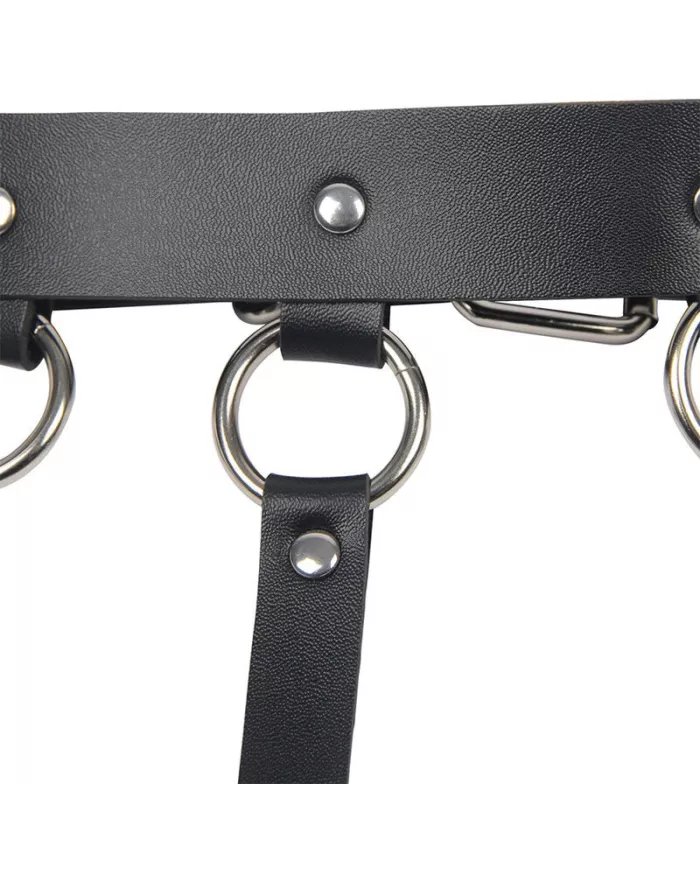 SUBBLIME - HARNAIS POITRINE AVEC GRANDES CHAÎNE S  ANNEAUX TAILLE UNIQUE SUBBLIME - HARNAIS POITRINE AVEC GRANDES CHAÎNE S  ANNEAUX TAILLE UNIQUE