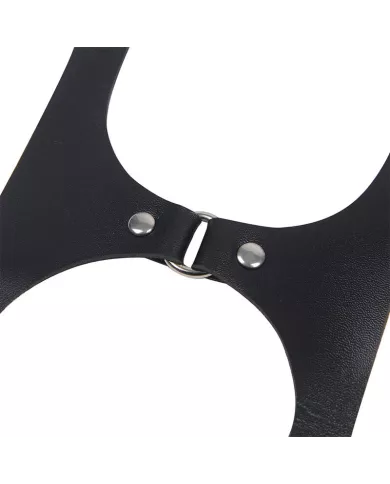 SUBBLIME - HARNAIS COMPLET AVEC BOUCLES EN CUIR NOIR TAILLE UNIQUE SUBBLIME - HARNAIS COMPLET AVEC BOUCLES EN CUIR NOIR TAILLE UNIQUE