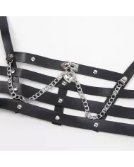 SUBBLIME - HARNAIS CORSET AVEC CHAÎNE DÉTAIL TAILLE UNIQUE SUBBLIME - HARNAIS CORSET AVEC CHAÎNE DÉTAIL TAILLE UNIQUE