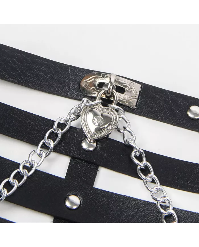 SUBBLIME - HARNAIS CORSET AVEC CHAÎNE DÉTAIL TAILLE UNIQUE SUBBLIME - HARNAIS CORSET AVEC CHAÎNE DÉTAIL TAILLE UNIQUE