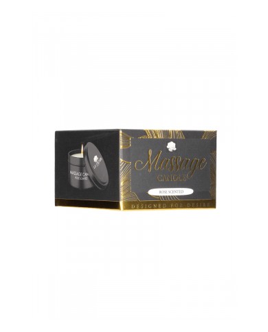 Bougie de massage érotique rose 100g - Le Désir