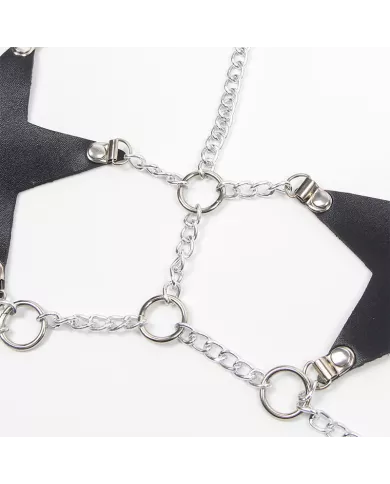 SUBBLIME - HARNAIS COMPLET AVEC CHAÎNE OILE DÉTAIL TAILLE UNIQUE SUBBLIME - HARNAIS COMPLET AVEC CHAÎNE OILE DÉTAIL TAILLE UNIQUE