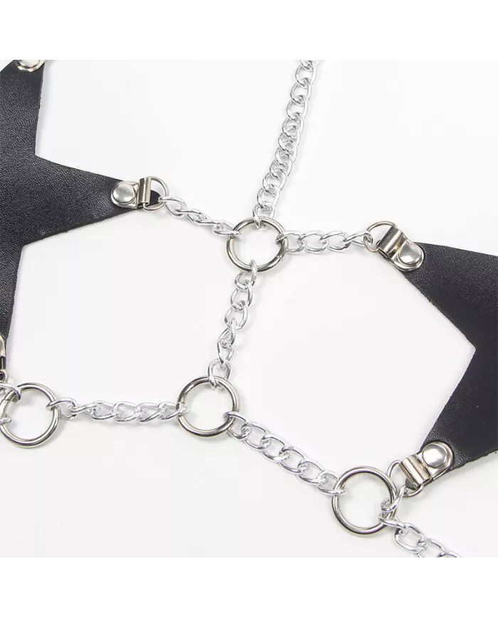 SUBBLIME - HARNAIS COMPLET AVEC CHAÎNE OILE DÉTAIL TAILLE UNIQUE SUBBLIME - HARNAIS COMPLET AVEC CHAÎNE OILE DÉTAIL TAILLE UNIQUE