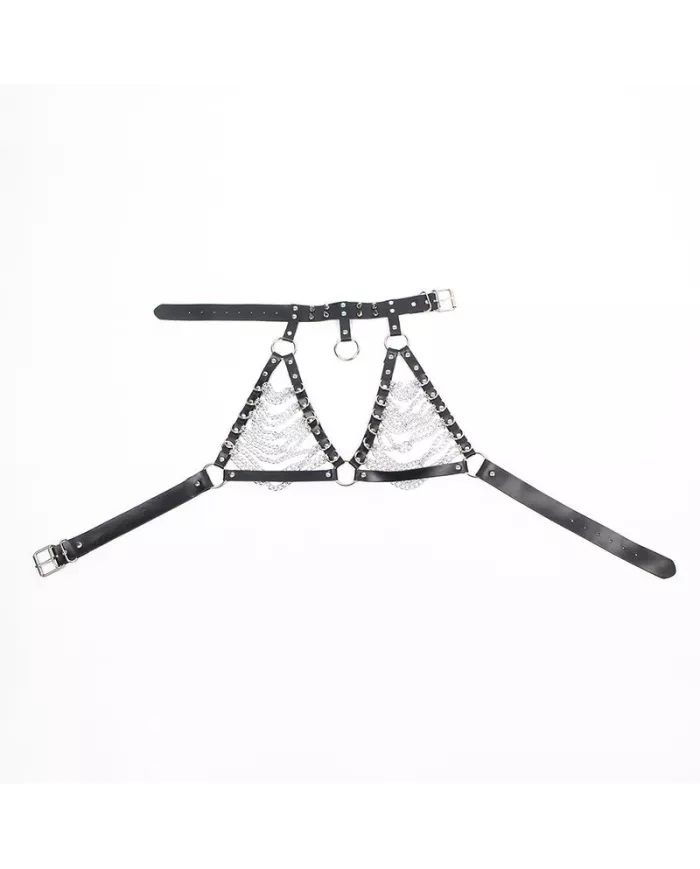 SUBBLIME - SOUTIEN-GORGE HARNAIS ET COLLIER AVEC CHAÎNE S TAILLE UNIQUE SUBBLIME - SOUTIEN-GORGE HARNAIS ET COLLIER AVEC CHAÎNE S TAILLE UNIQUE