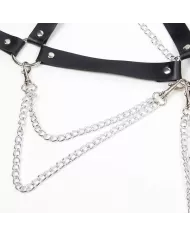 SUBBLIME - SOUTIEN-GORGE HARNAIS AVEC CHAÎNE DÉTAIL TAILLE UNIQUE SUBBLIME - SOUTIEN-GORGE HARNAIS AVEC CHAÎNE DÉTAIL TAILLE UNIQUE