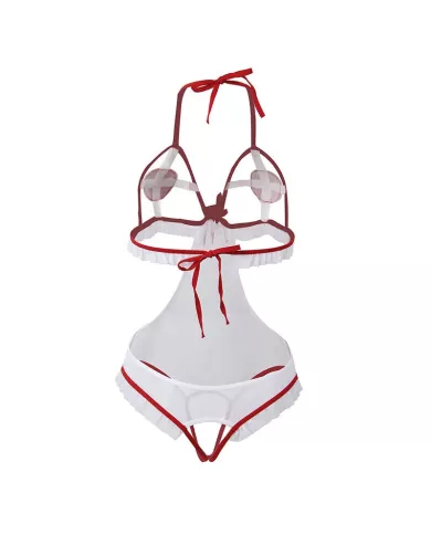 SUBBLIME - COSTUME D'INFIRMIÈRE SEXY SANS CROCHET S/M