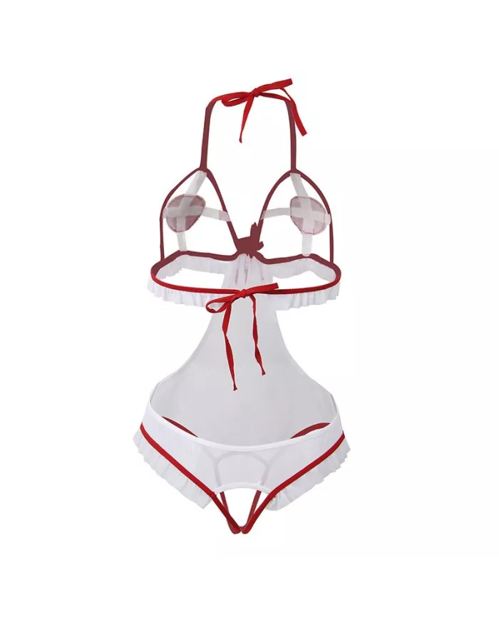 SUBBLIME - COSTUME D'INFIRMIÈRE SEXY SANS CROCHET S/M SUBBLIME - COSTUME D'INFIRMIÈRE SEXY SANS CROCHET S/M