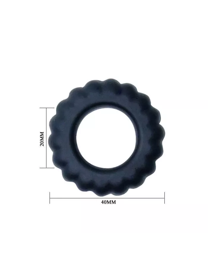 BAILE - COCKRING TITAN NOIR 2 CM