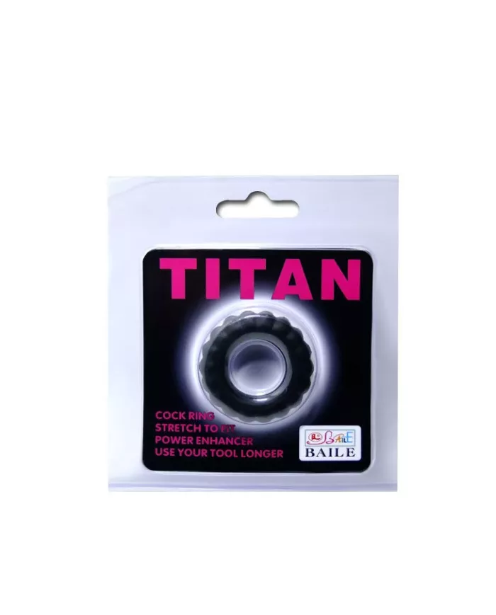 BAILE - COCKRING TITAN NOIR 2 CM