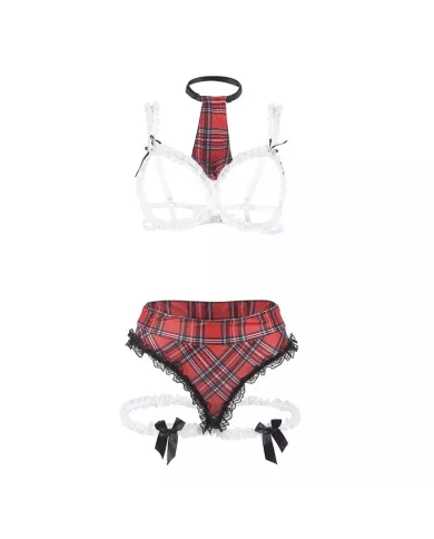 SUBBLIME - COSTUME D'ÉCOLIÈRE SEXY AVEC SOUTIEN-GORGE L/XL SUBBLIME - COSTUME D'ÉCOLIÈRE SEXY AVEC SOUTIEN-GORGE L/XL