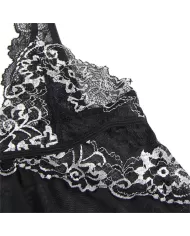 SUBBLIME - BABYDOLL TISSU TULLE POITRINE DENTELLE S/M SUBBLIME - BABYDOLL TISSU TULLE POITRINE DENTELLE S/M