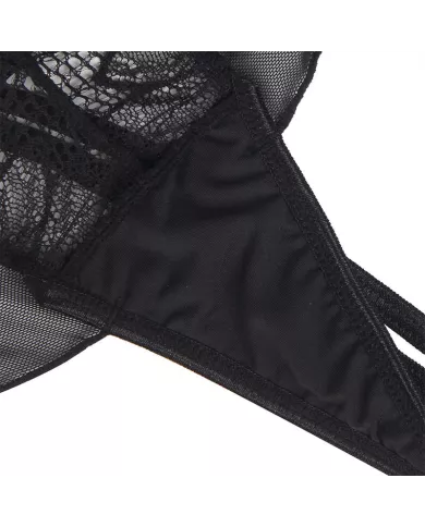 SUBBLIME - TEDDY HALTER NECK DOS NU DENTELLE NOIR L/XL