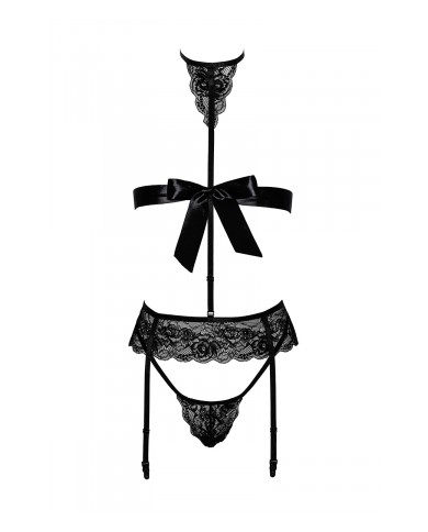 Ensemble Bondage Black Set 4 pièces Kiss 244 - Kissable