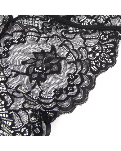 SUBBLIME - COSTUME DE POLICE CORPS EN DENTELLE NOIR L/XL SUBBLIME - COSTUME DE POLICE CORPS EN DENTELLE NOIR L/XL