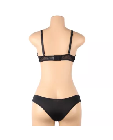 SUBBLIME - ENSEMBLE DEUX PIÈCES DE SOUTIEN-GORGE TRANSPARENT ET BANDES S/M SUBBLIME - ENSEMBLE DEUX PIÈCES DE SOUTIEN-GORGE TRANSPARENT ET BANDES S/M