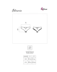 LIVCO CORSETTI FASHION - CULOTTE OKSURIN SANS CROTCHLESS NOIR